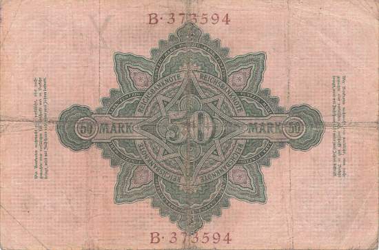 50 Mark 1906 Ro25a Y/B